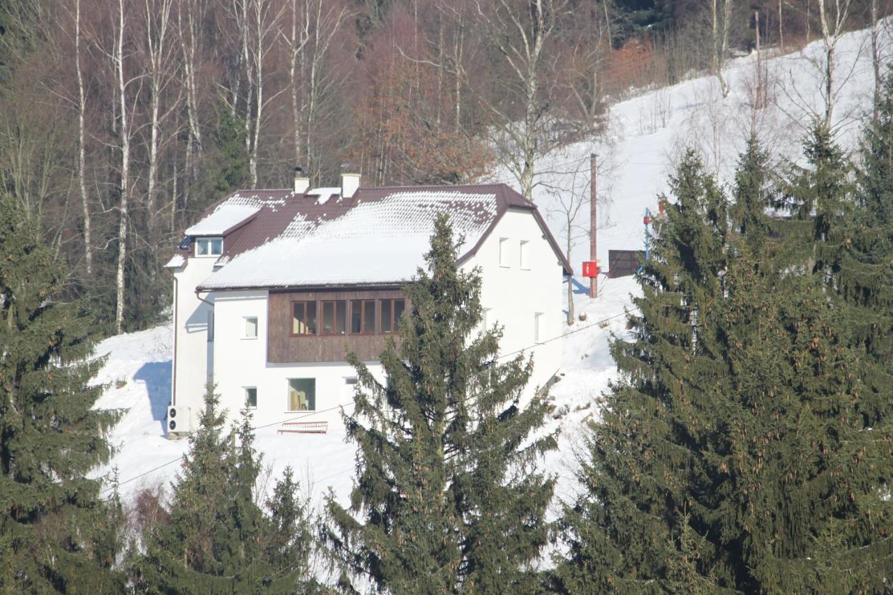 Horská chata Hubertus Albrechtice v Jizerskych horach Exteriér fotografie